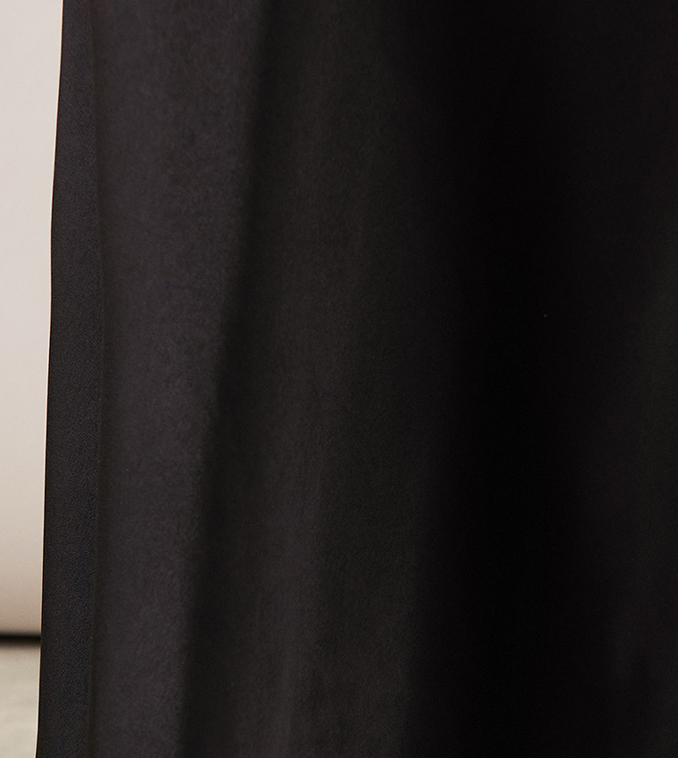 Petite Satin Bias Cut Midi Skirt