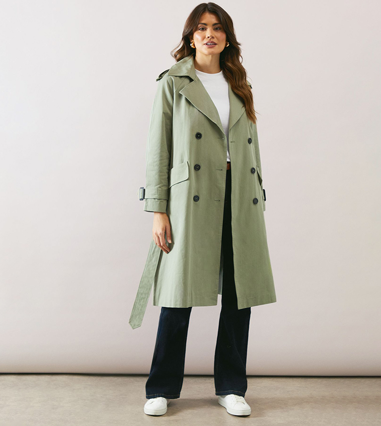 Premium Belted Trench Coat