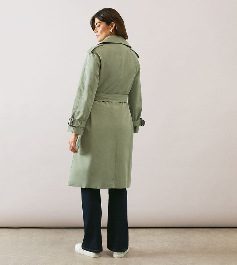 Premium Belted Trench Coat