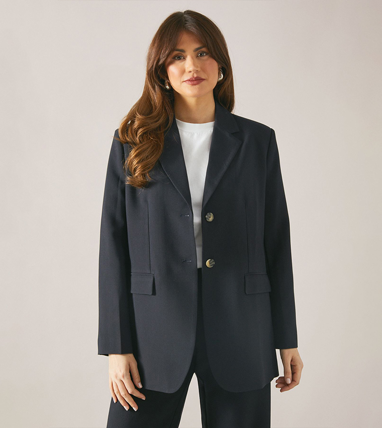 Single Breasted Two Button Blazer