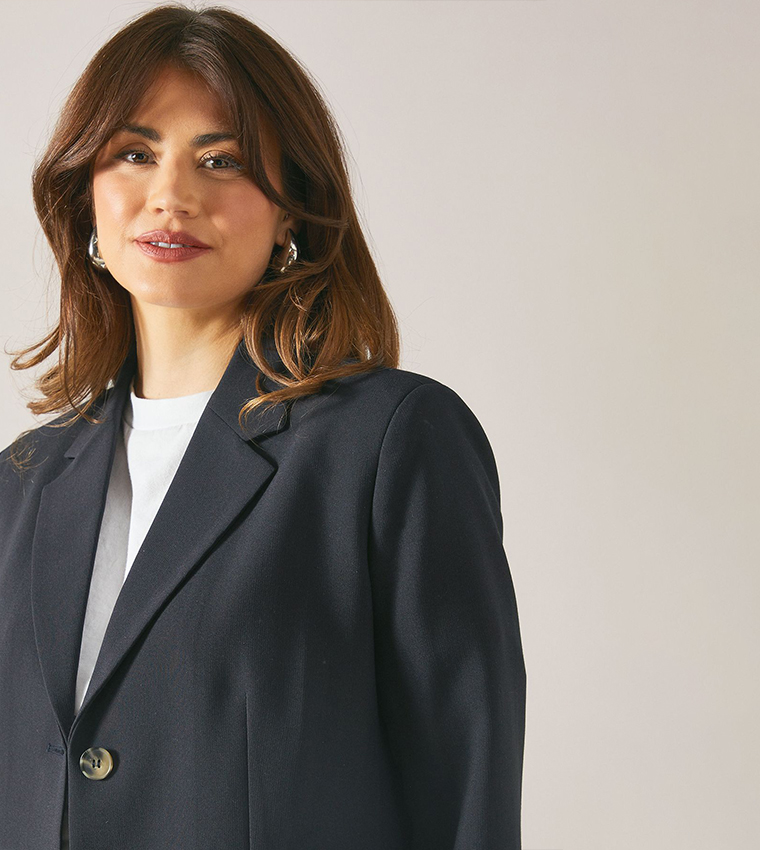 Single Breasted Two Button Blazer