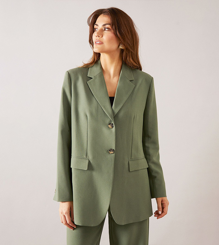 Single Breasted Two Button Blazer