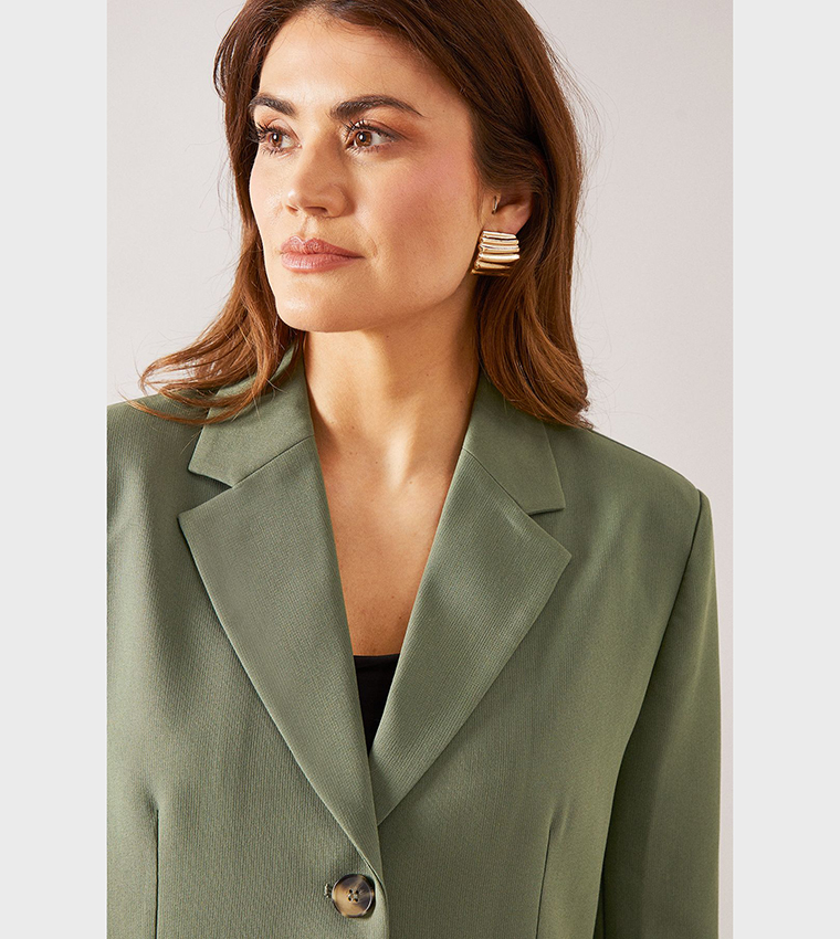Single Breasted Two Button Blazer