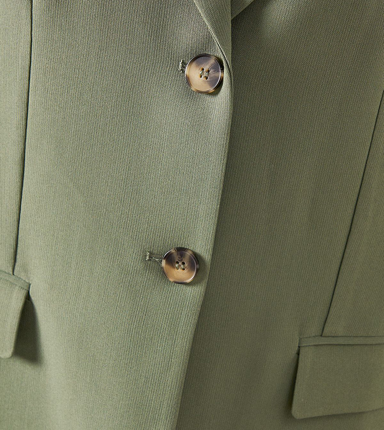 Single Breasted Two Button Blazer