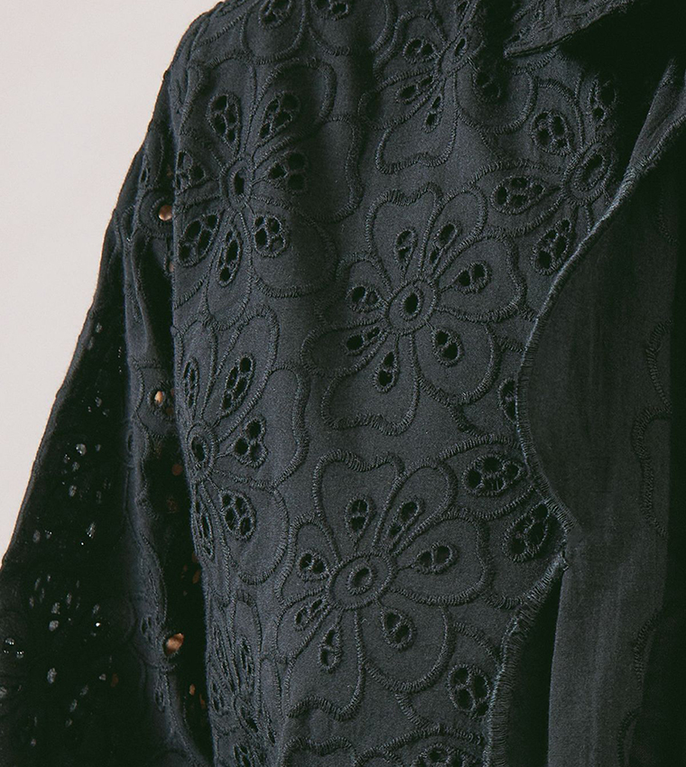 Broderie Long Sleeves Shirt