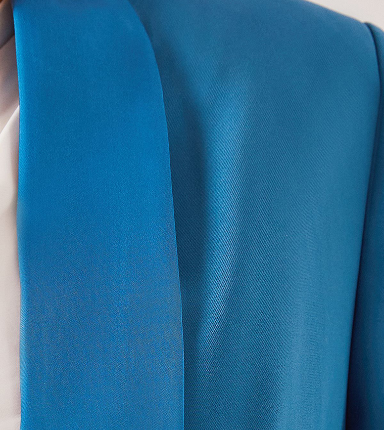 Shawl Collar Edge To Edge Blazer