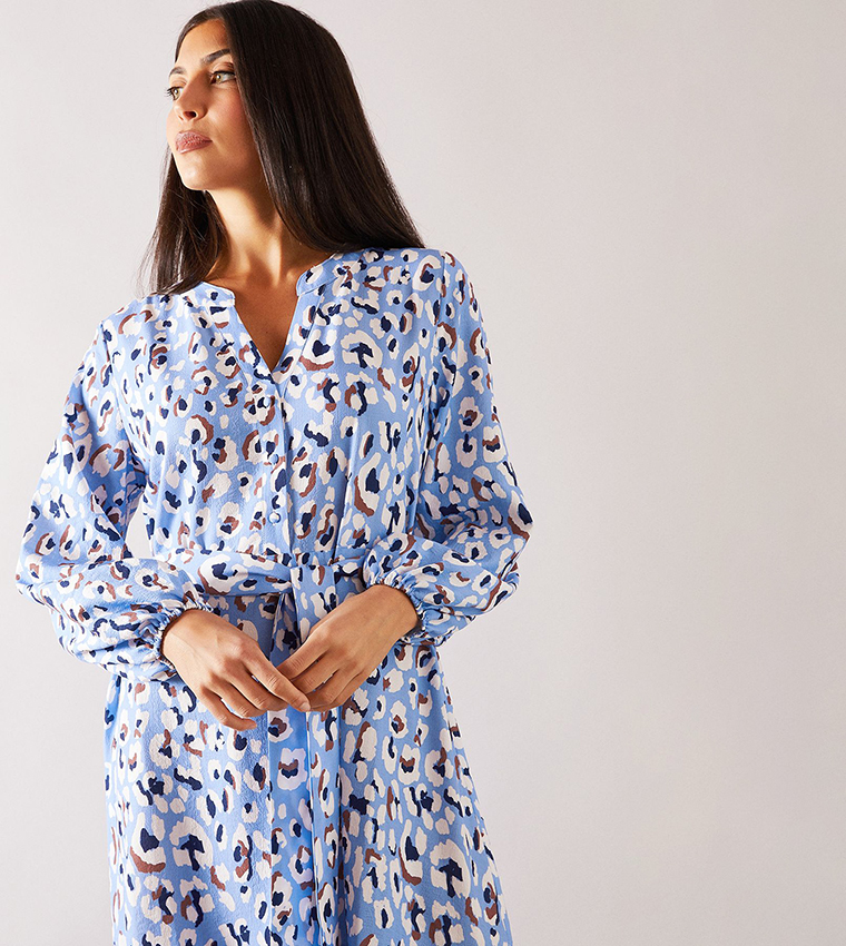 Leopard PrinT-Shirt Dress