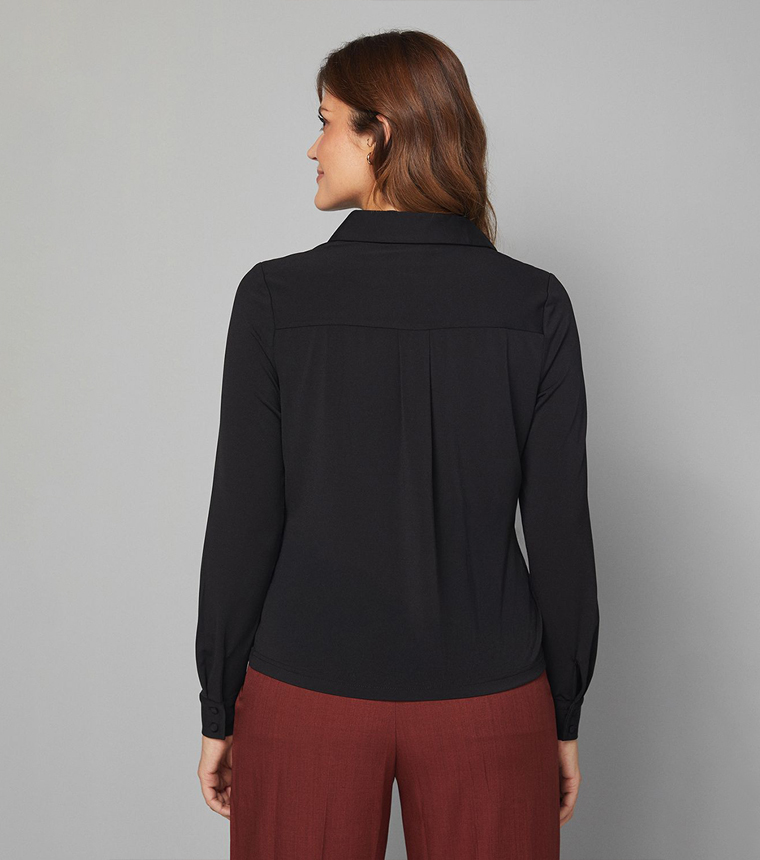 Solid Long Sleeves Jersey Shirt