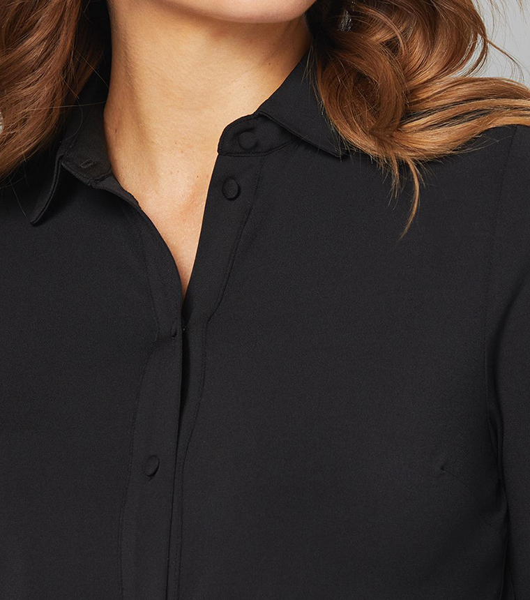 Solid Long Sleeves Jersey Shirt