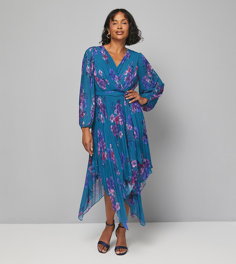 wallis fit and flare dress Navy Wallis Lace Fit And Flare Dress