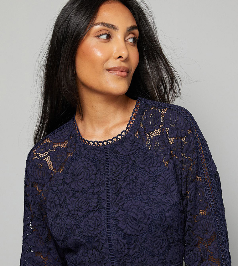 فستان ميدي كم واسع للمقاسات الصغيرة 