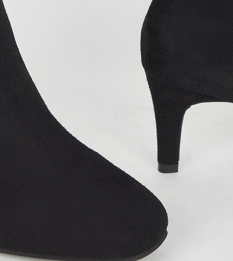 Andi Almond Toe Heeled Ankle Boots