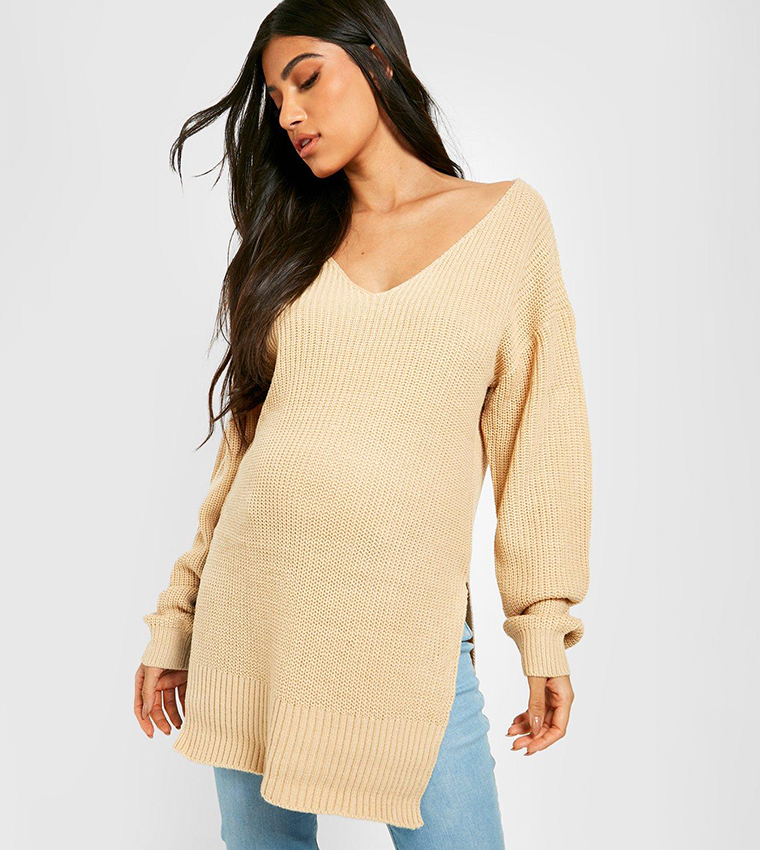 Jumper with side split best sale