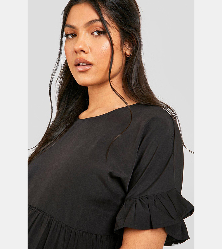 Maternity Cross Back Woven Smock Top