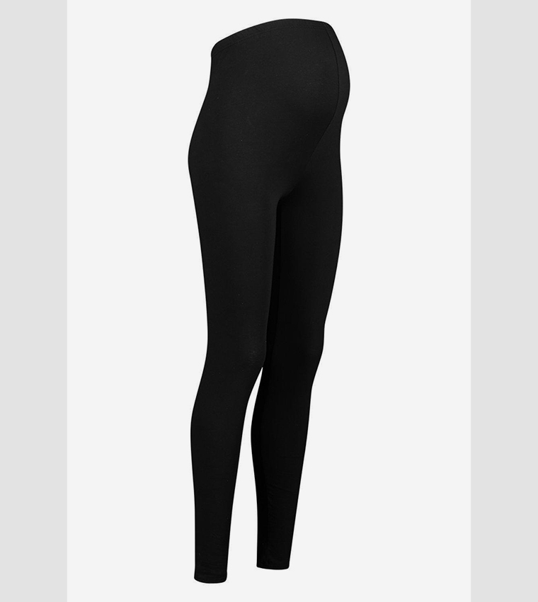 Buy Boohoo Maternity Premium Over The Bump Leggings In Black