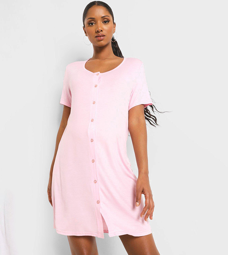 Maternity button nightdress hotsell