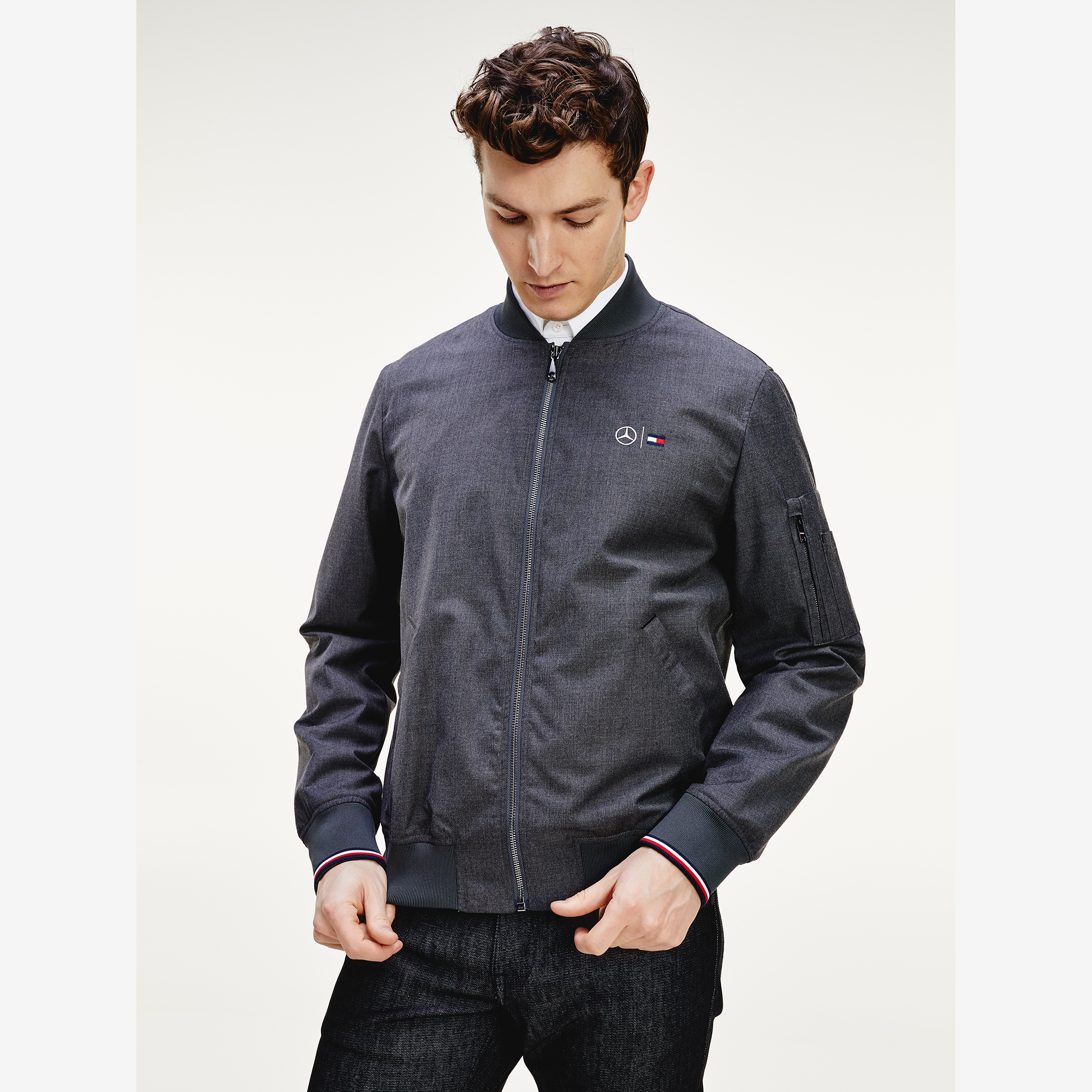 Mercedes benz cheap bomber jacket