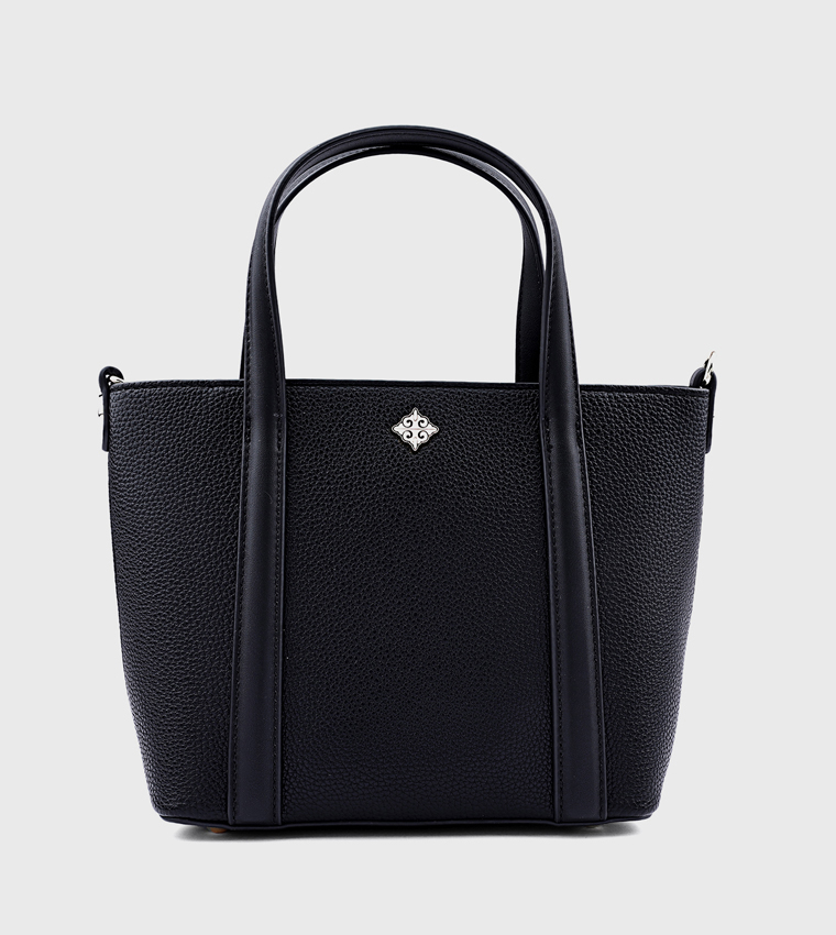 Metal Accent Shoulder Bag