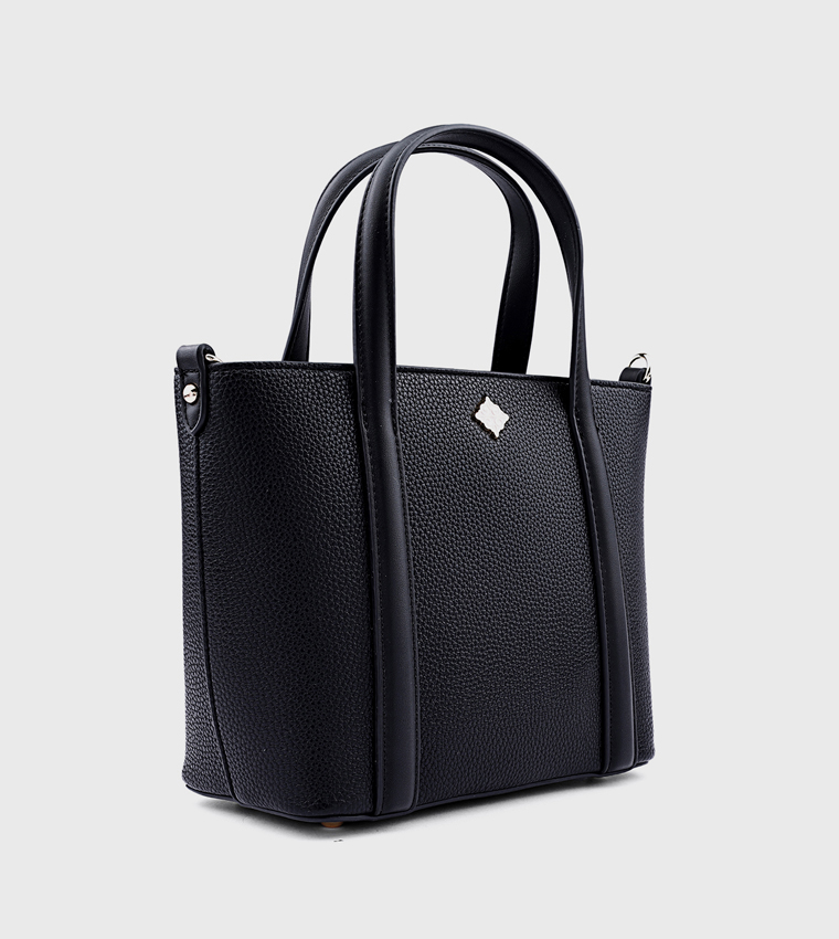 Metal Accent Shoulder Bag