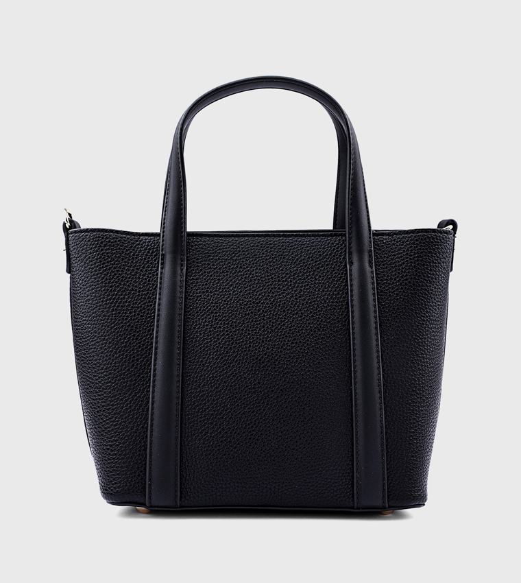 Metal Accent Shoulder Bag