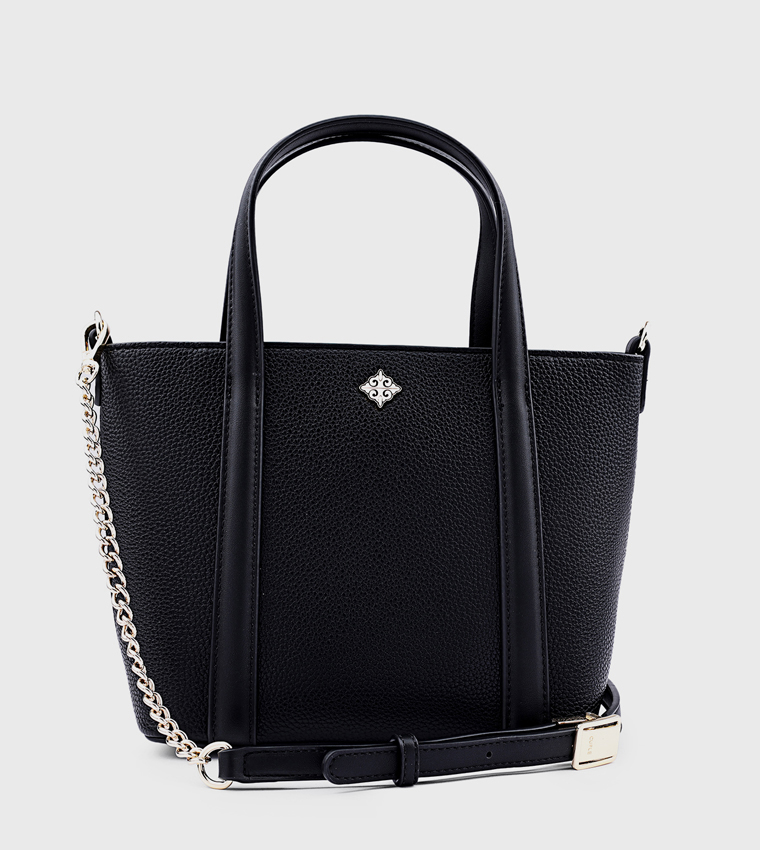 Metal Accent Shoulder Bag