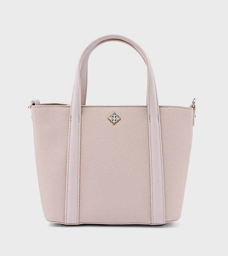 Metal Accent Shoulder Bag