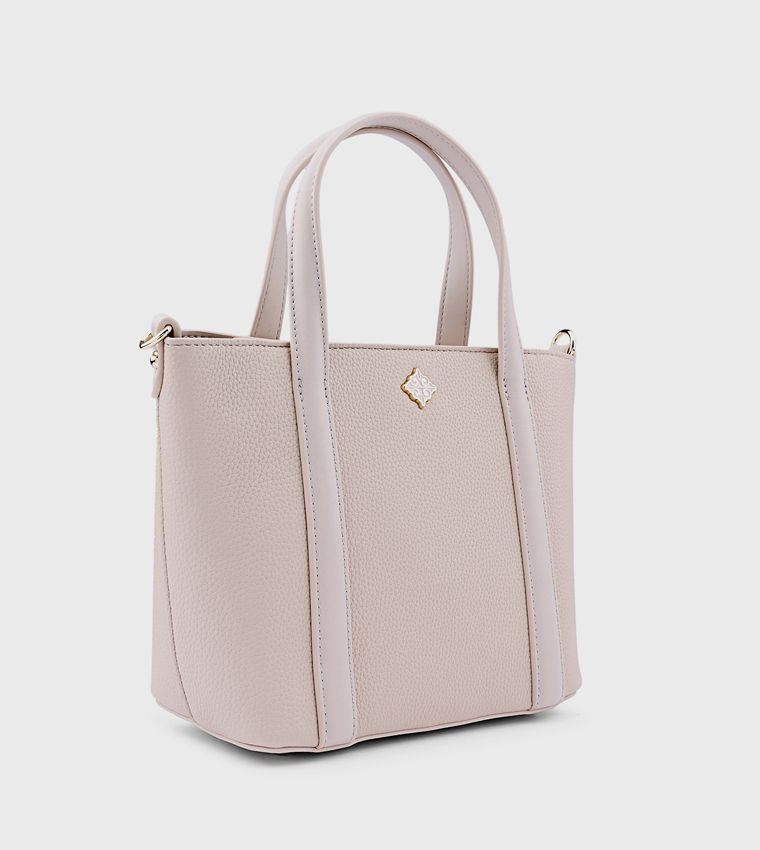 Metal Accent Shoulder Bag