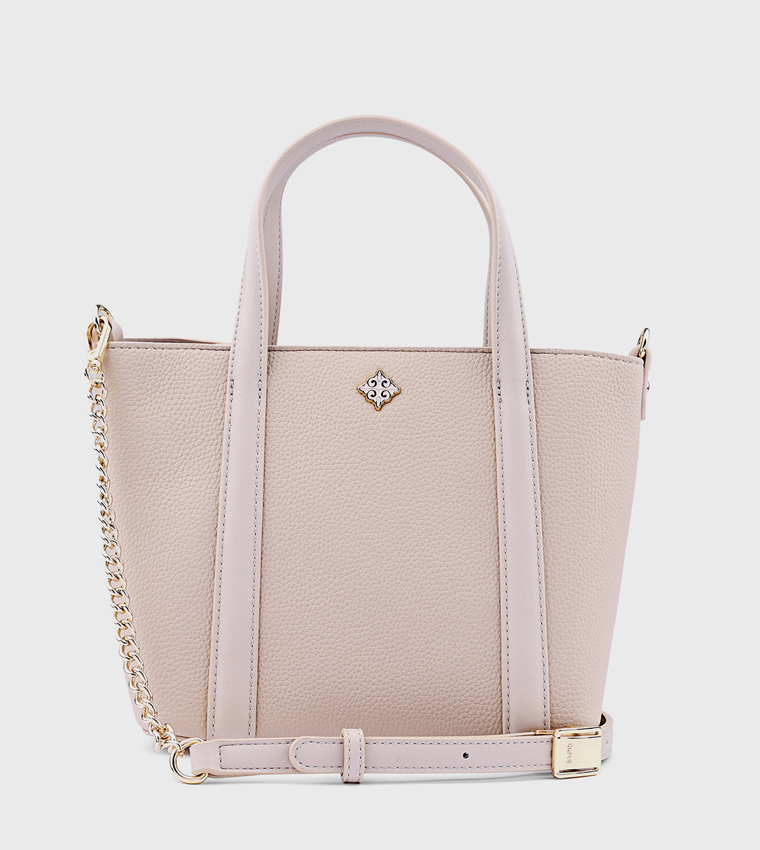 Metal Accent Shoulder Bag