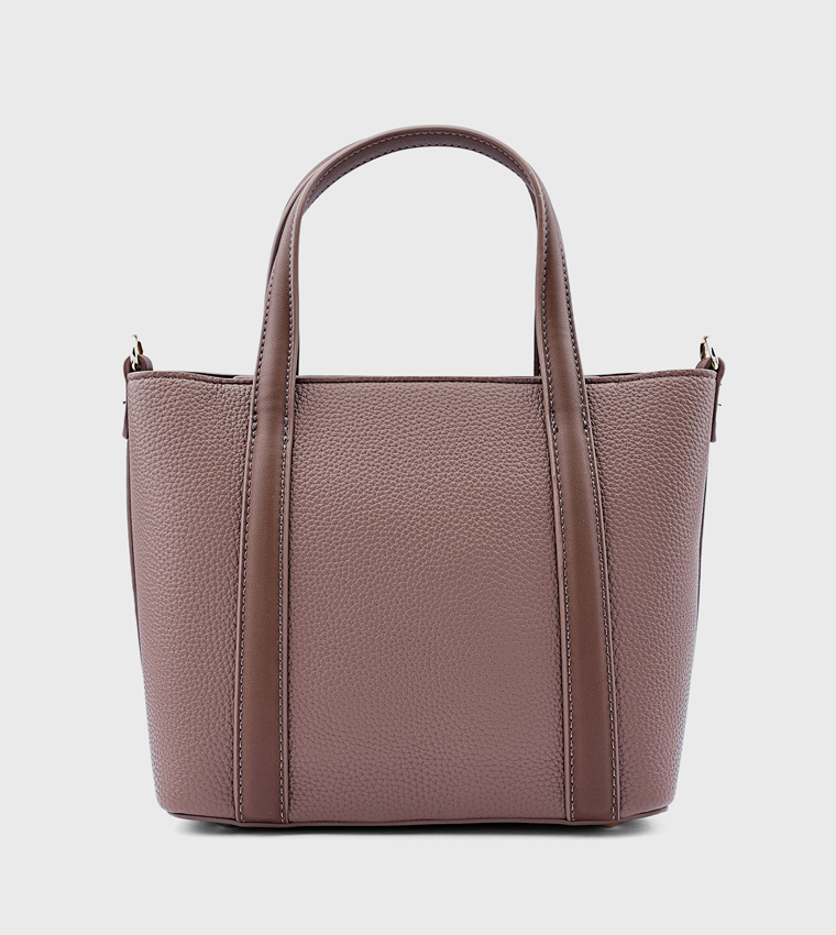 Metal Accent Shoulder Bag