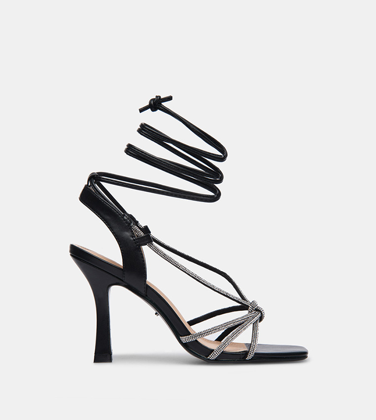 Buy DEEZEE CCC Stilettoes Heel Sandal Black In Black 6thStreet