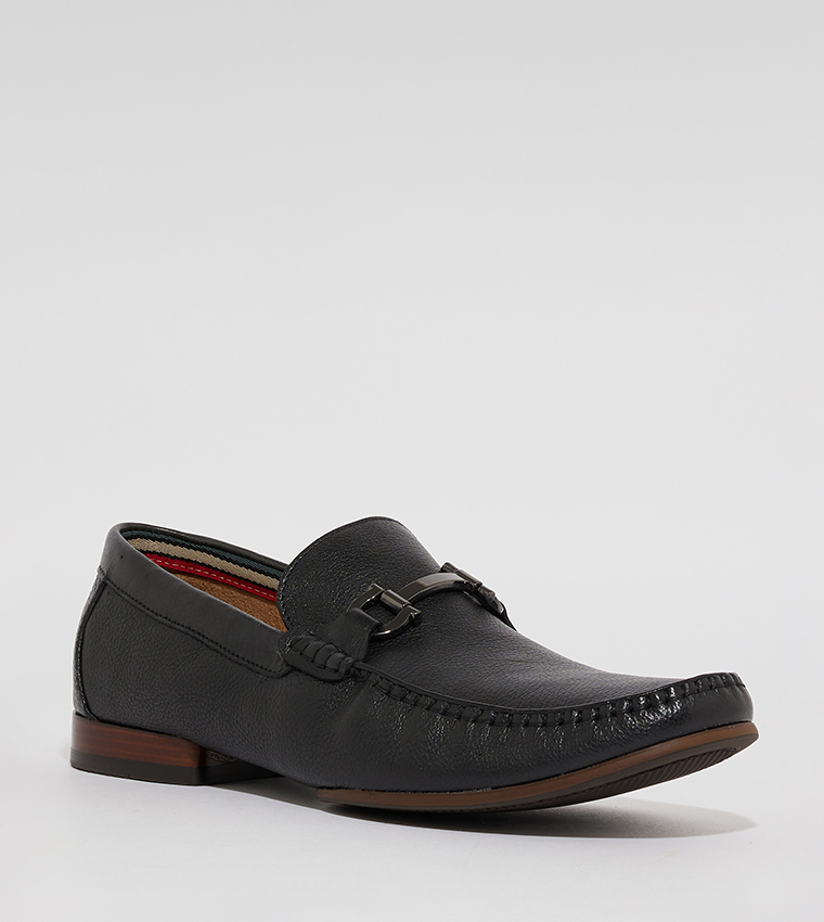 CHARLES Metal Accent Loafers