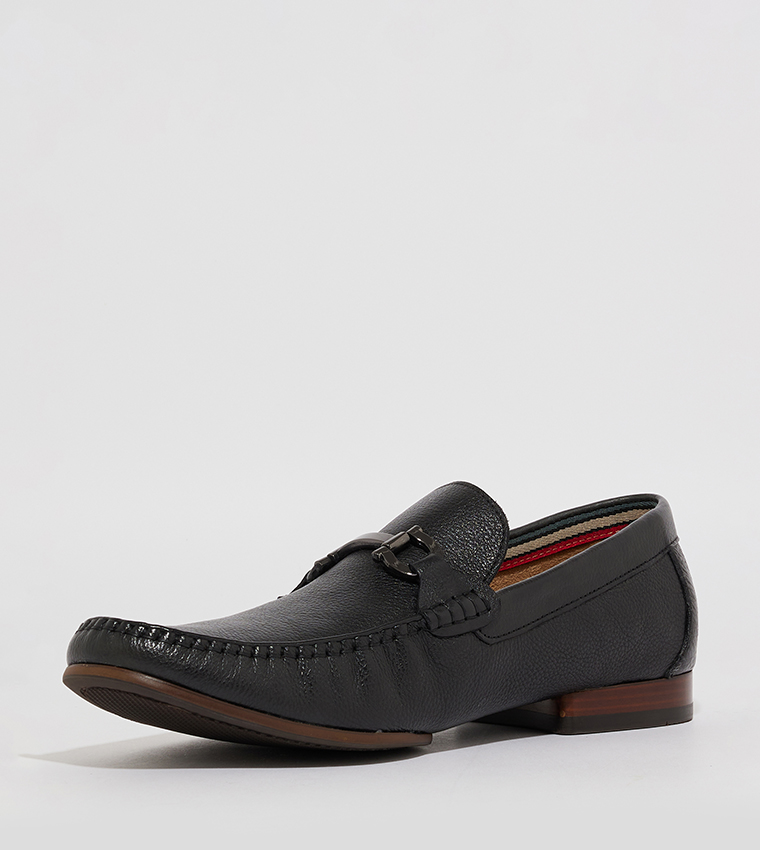 CHARLES Metal Accent Loafers