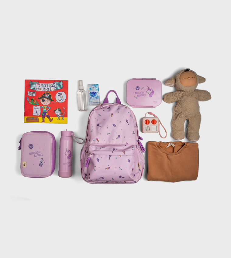 Front Pocket Medium Backpack - Unicorn