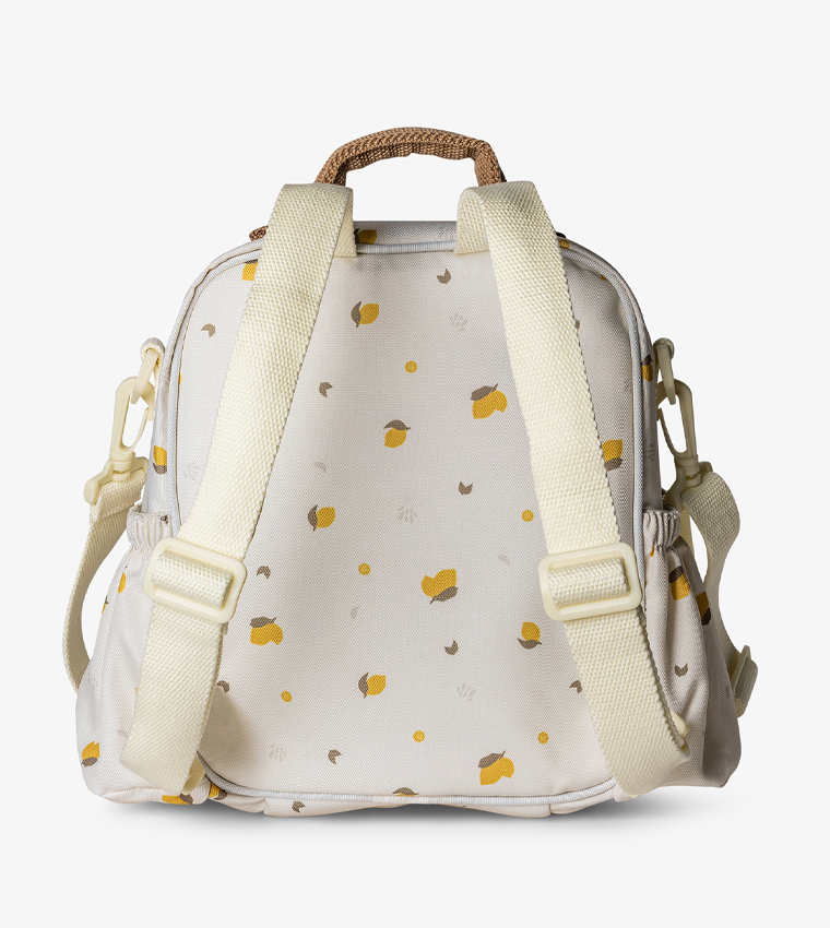 Lemon Printed Insulated Lunch Bag Backpack