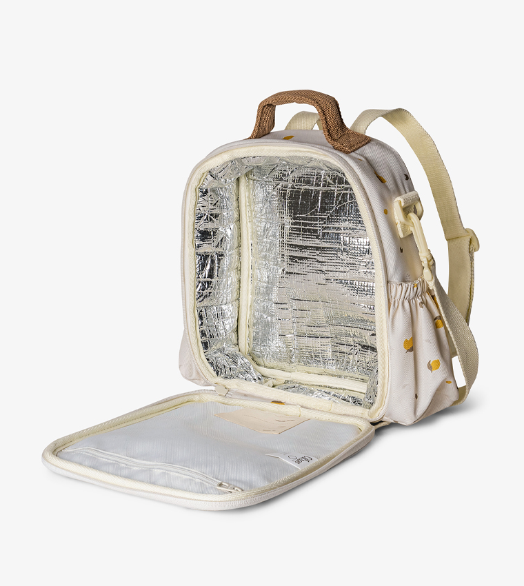 Lemon Printed Insulated Lunch Bag Backpack