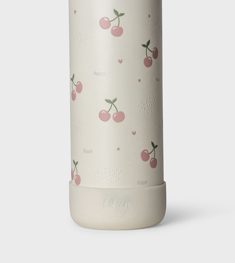 Cherry Stainless Steel Water Bottle, 350ml