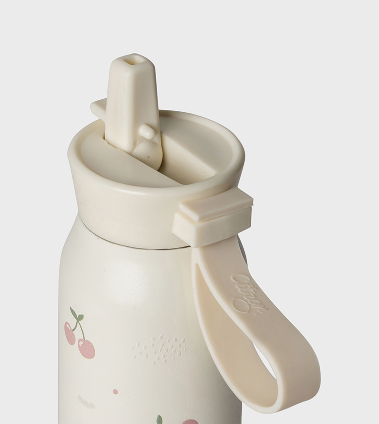 Cherry Stainless Steel Water Bottle, 350ml