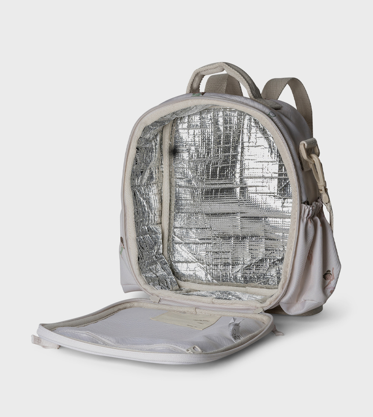 Ballerina Printed Insulated Lunch Bag Backpack