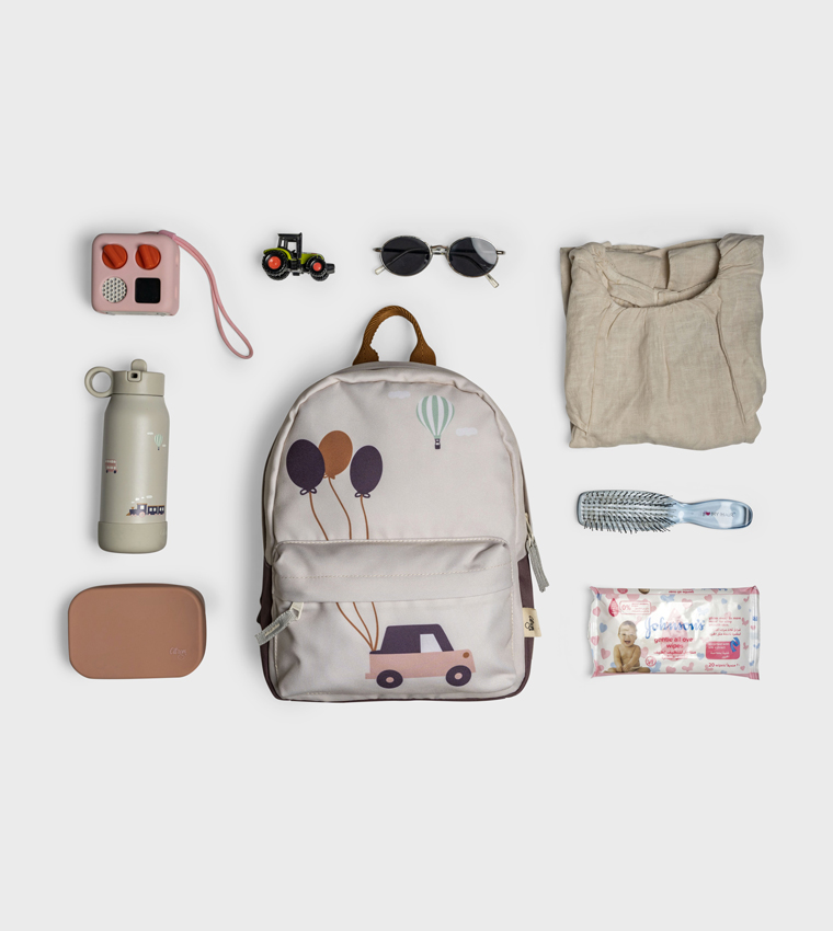 Vehicles Printed Mini Backpack