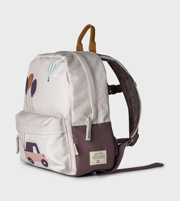 Vehicles Printed Mini Backpack
