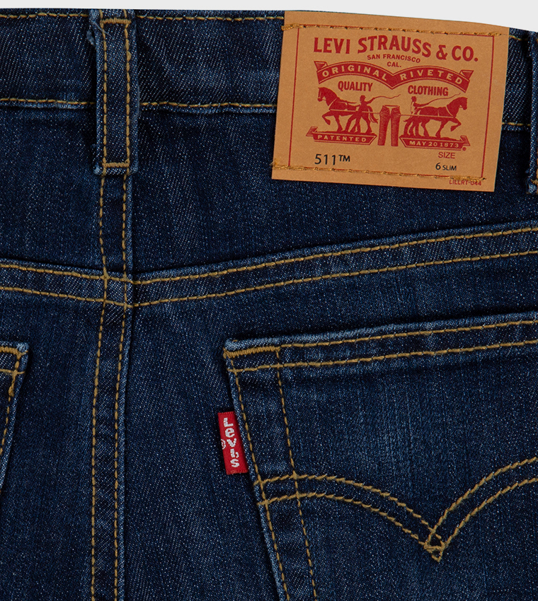 Faded Slim Fit Denim Shorts