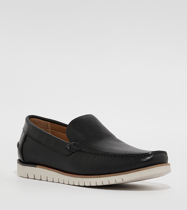 WILFRED Textured Slip-On Loafers