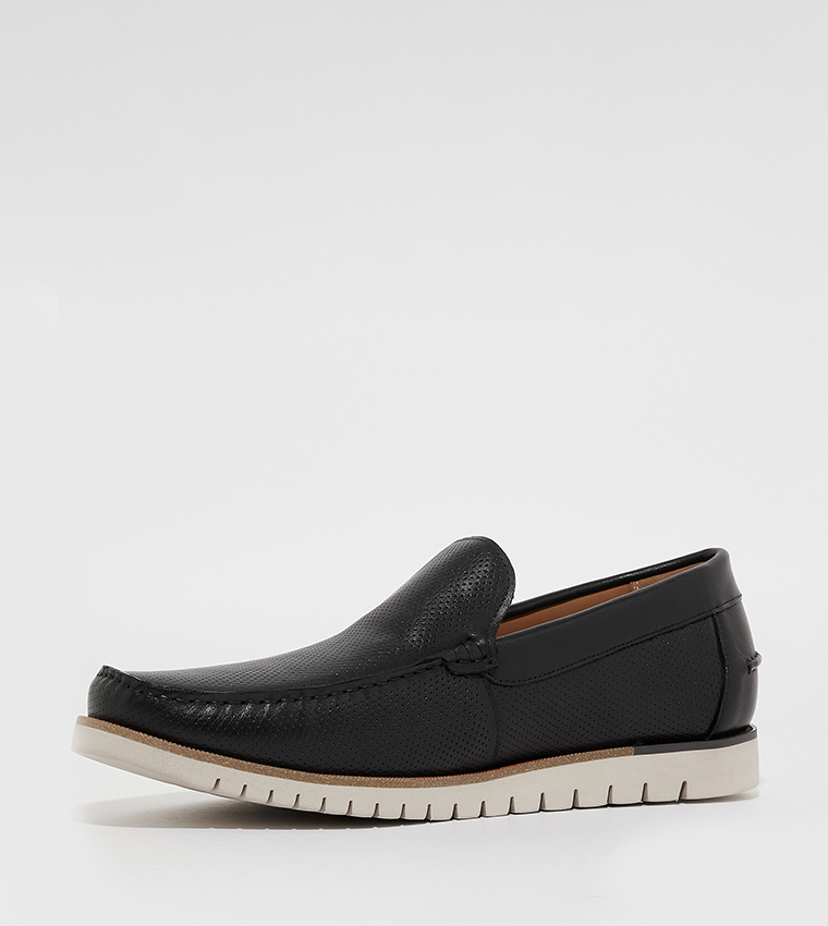WILFRED Textured Slip-On Loafers