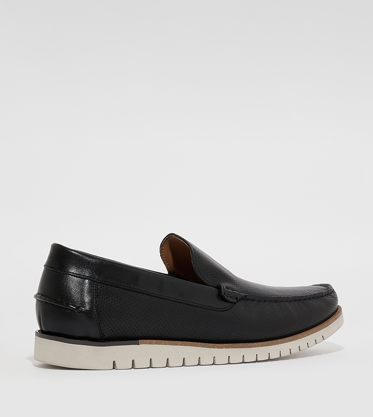 WILFRED Textured Slip-On Loafers