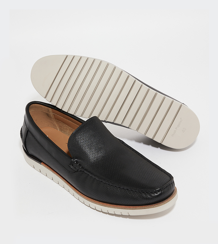 WILFRED Textured Slip-On Loafers