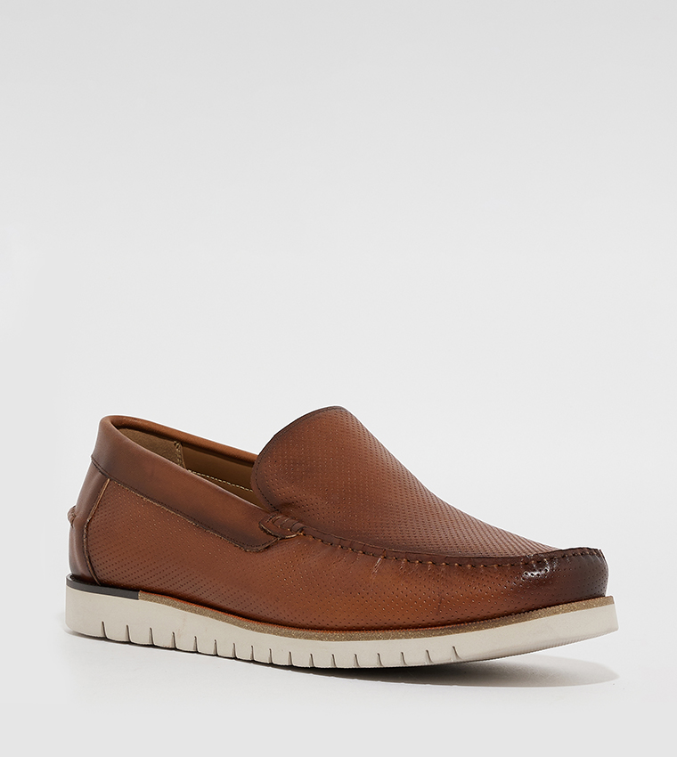 WILFRED Textured Slip-On Loafers