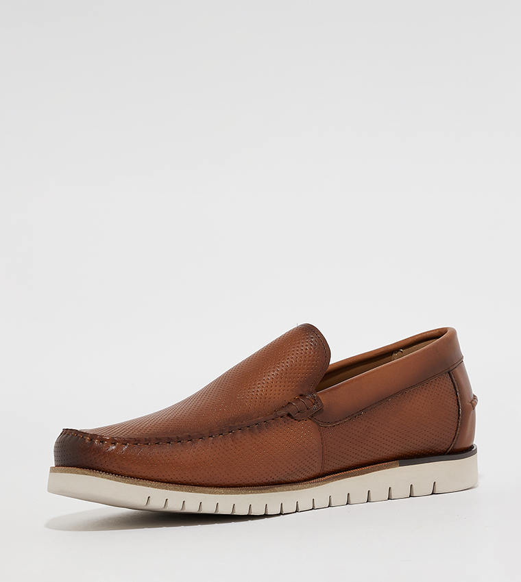 WILFRED Textured Slip-On Loafers