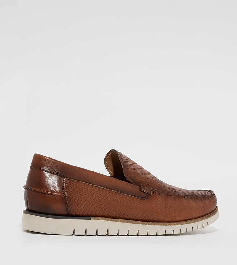 WILFRED Textured Slip-On Loafers