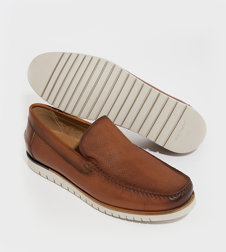 WILFRED Textured Slip-On Loafers