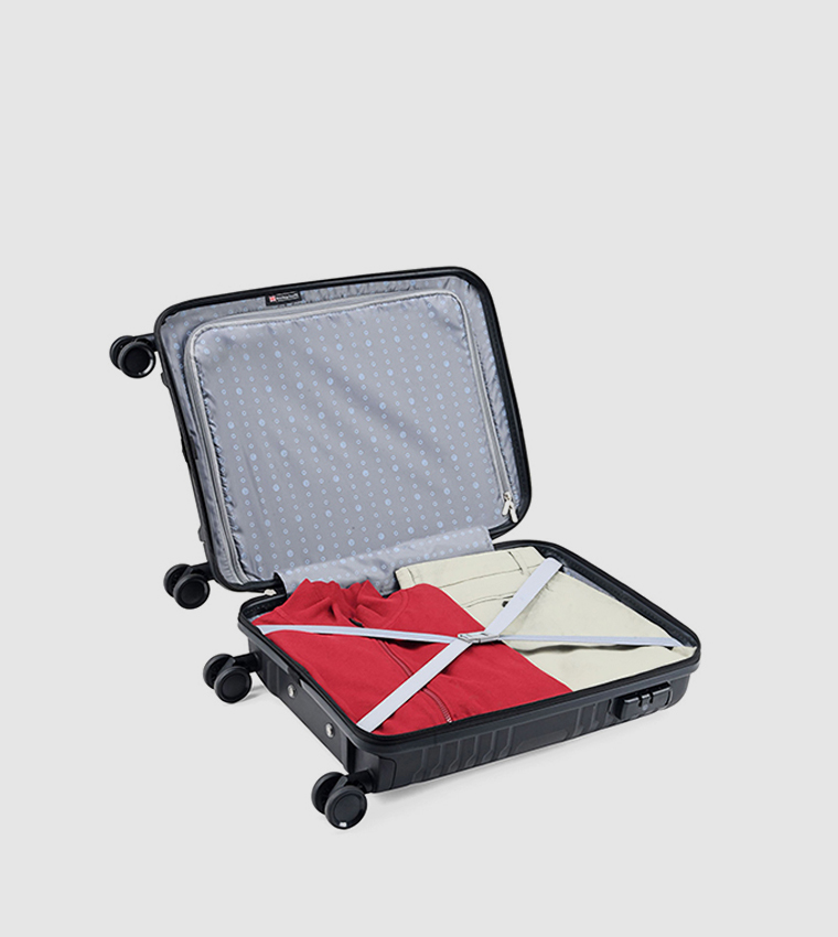 HARBOR PLUS Hard Shell Spinner Trolley Bag - 55cm